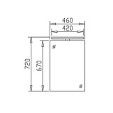 StoneArt Milano LED Spiegel 46 centimeter