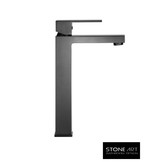StoneArt Lecco wastafelkraan hoog Grafiet