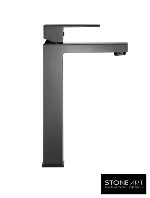 StoneArt Lecco wastafelkraan hoog Grafiet