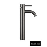 StoneArt Yaan wastafelkraan hoog Grafiet