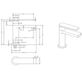 StoneArt Leeo wastafelkraan Grafiet