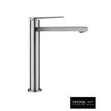 StoneArt Leeo Hoog wastafelkraan Chroom