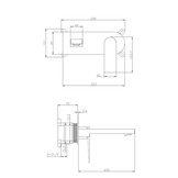 StoneArt Leeo inbouwkraan Grafiet