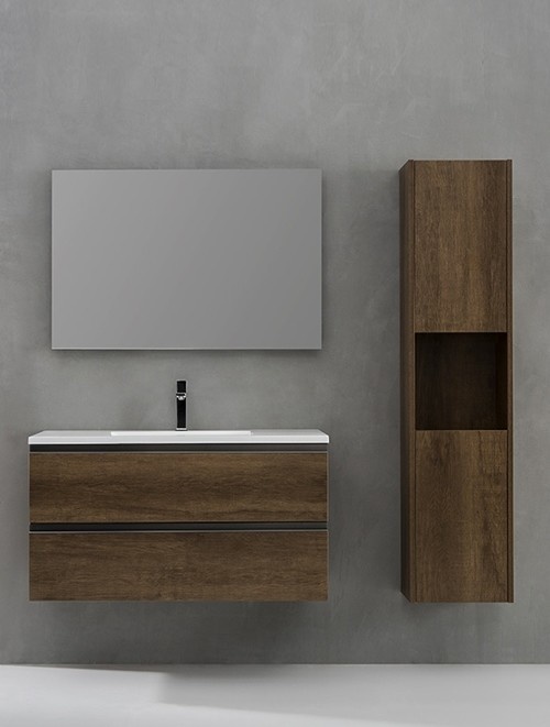 Badkamermeubel Solid Surface Monte Carlo 100 centimeter