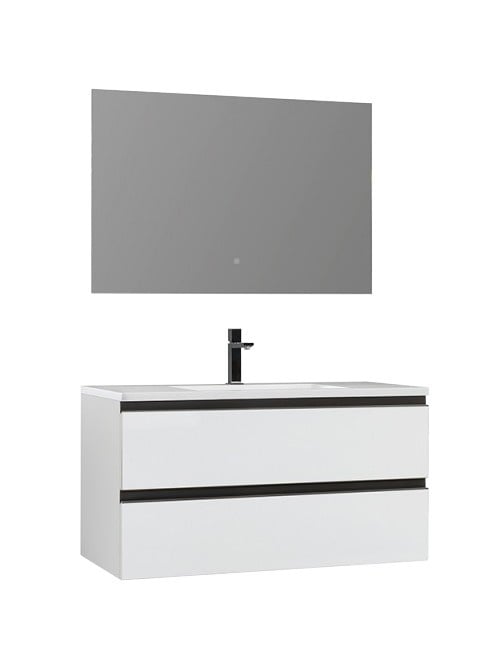 Badkamermeubel Solid Surface Monte Carlo 100 centimeter