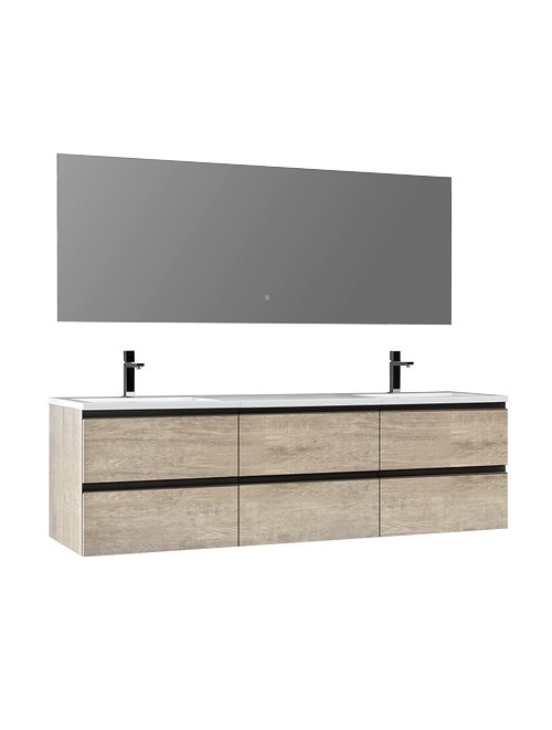 Badkamermeubel Solid Surface Monte Carlo 180 centimeter