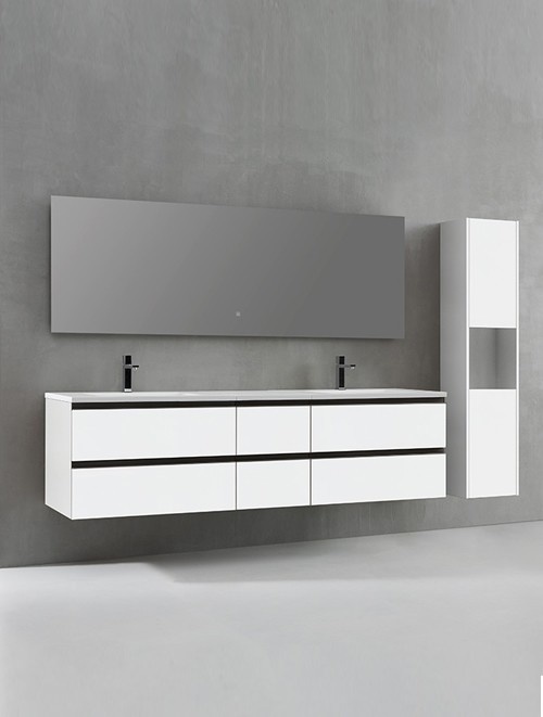 Badkamermeubel Solid Surface Monte Carlo 200 centimeter