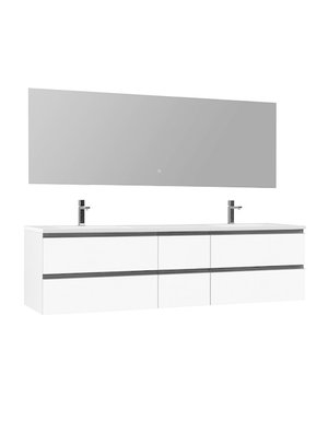 Badkamermeubel Solid Surface Monte Carlo 200 centimeter