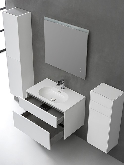 Badkamermeubel Solid Surface Venice 80 centimeter