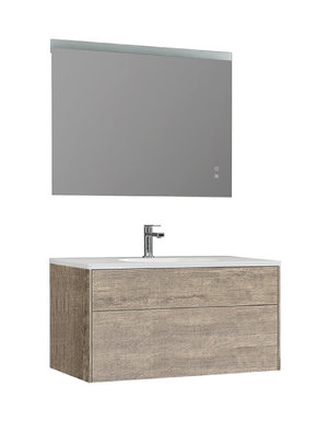 Badkamermeubel Solid Surface Venice 100 centimeter