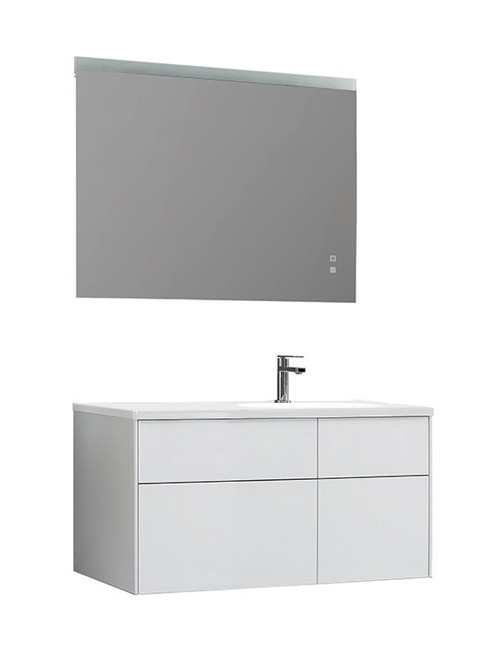 Badkamermeubel Solid Surface Venice Type 2 100 centimeter