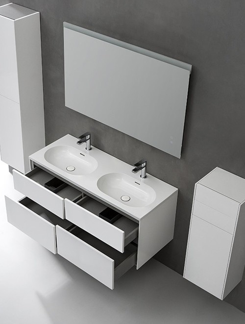 Badkamermeubel Solid Surface Venice 120 centimeter