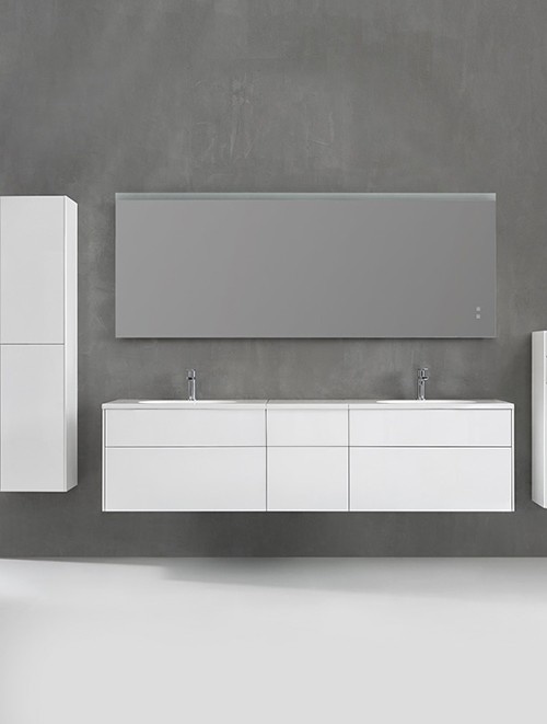 Badkamermeubel Solid Surface Venice 200 centimeter