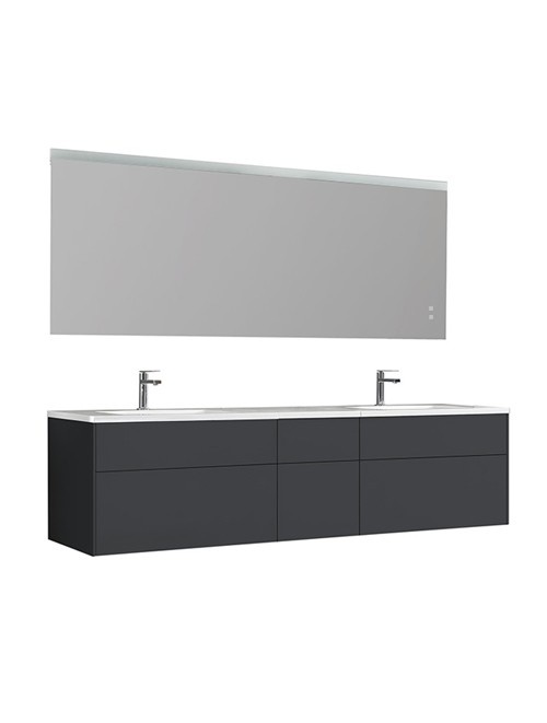 Badkamermeubel Solid Surface Venice 200 centimeter