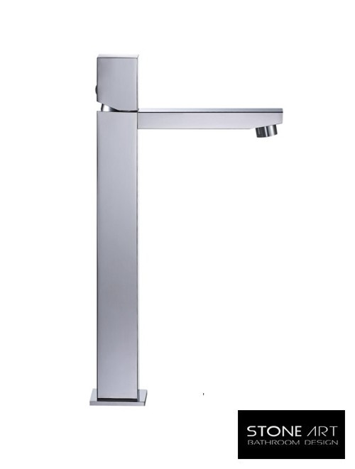 StoneArt Nover Hoog wastafelkraan Chroom