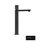 StoneArt Nover Hoog wastafelkraan Mat Zwart