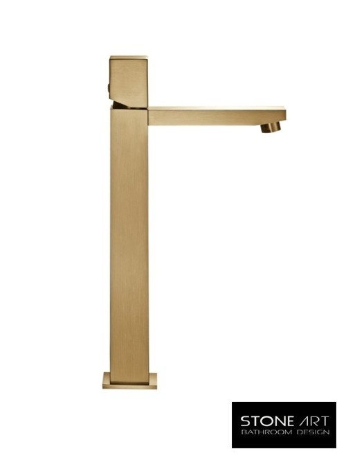 StoneArt Nover Hoog wastafelkraan Goud