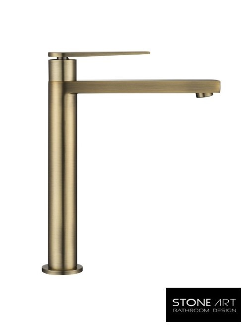StoneArt Leeo Hoog wastafelkraan Goud