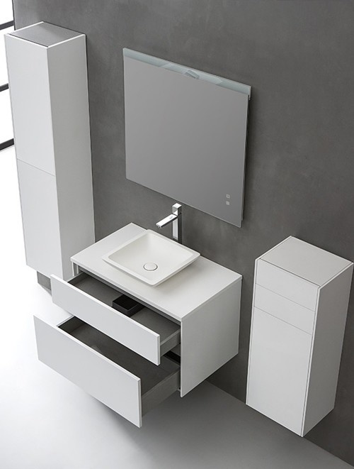 Badkamermeubel Solid Surface Venice Deluxe 80 centimeter