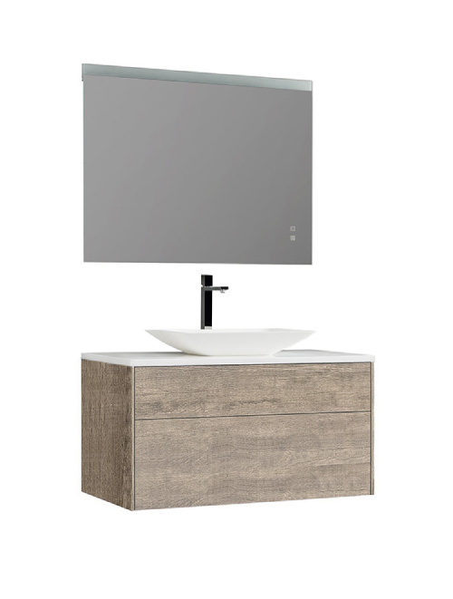 Badkamermeubel Solid Surface Venice Deluxe 100 centimeter