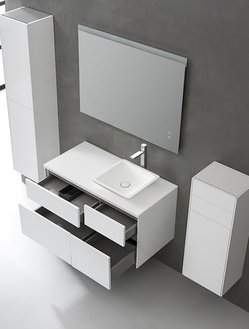 Badkamermeubel Solid Surface Venice Deluxe Type 2 100 centimeter