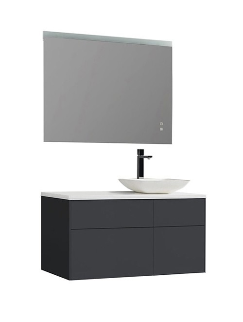 Badkamermeubel Solid Surface Venice Deluxe Type 2 100 centimeter