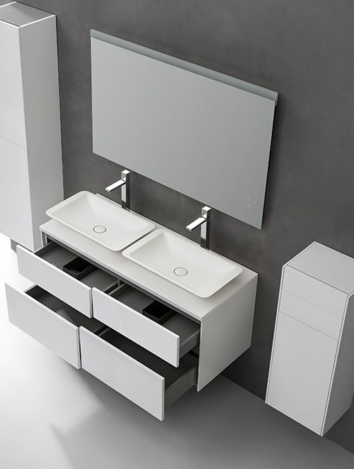 Badkamermeubel Solid Surface Venice Deluxe 120 centimeter