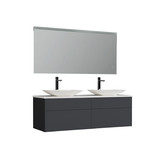 Badkamermeubel Solid Surface Venice Deluxe 160 centimeter