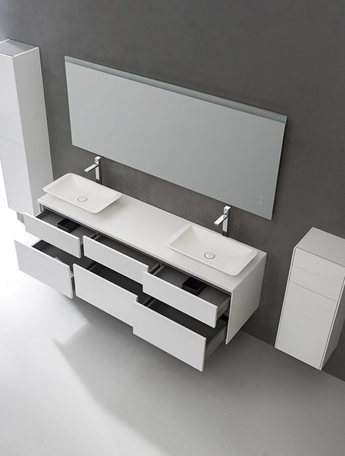 Badkamermeubel Solid Surface Venice Deluxe 180 centimeter