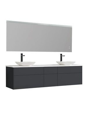 Badkamermeubel Solid Surface Venice Deluxe 200 centimeter