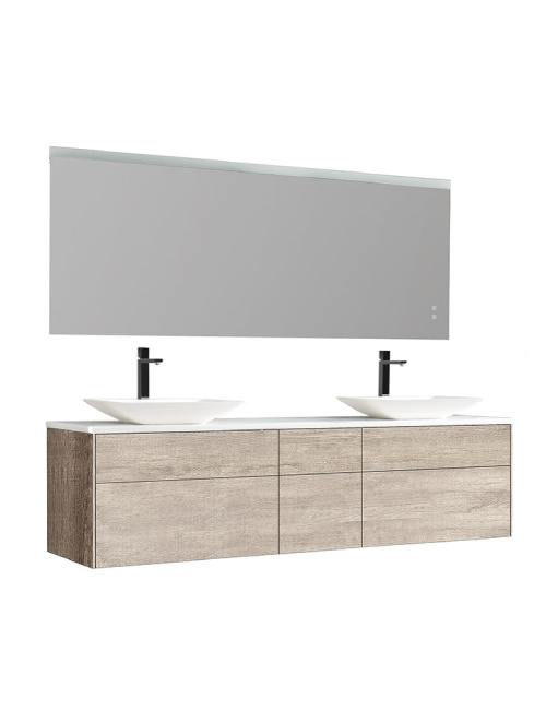 Badkamermeubel Solid Surface Venice Deluxe 200 centimeter