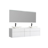 Badkamermeubel Solid Surface Venice Deluxe 200 centimeter