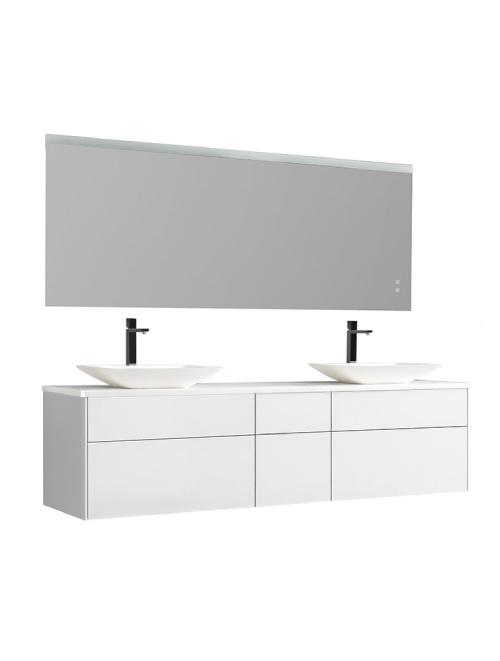 Badkamermeubel Solid Surface Venice Deluxe 200 centimeter