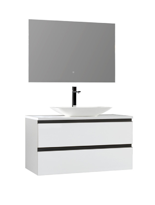 Badkamermeubel Solid Surface Monte Carlo Deluxe 100 centimeter