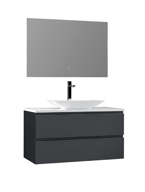 Badkamermeubel Solid Surface Monte Carlo Deluxe 100 centimeter