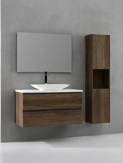 Badkamermeubel Solid Surface Monte Carlo Deluxe 100 centimeter