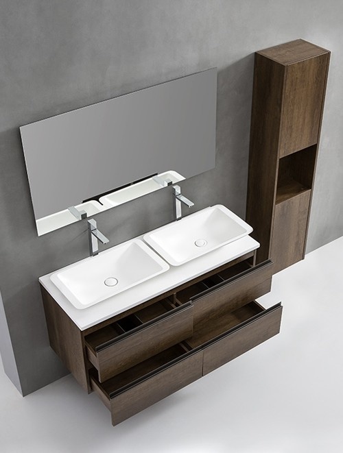 Badkamermeubel Solid Surface Monte Carlo Deluxe 120 centimeter