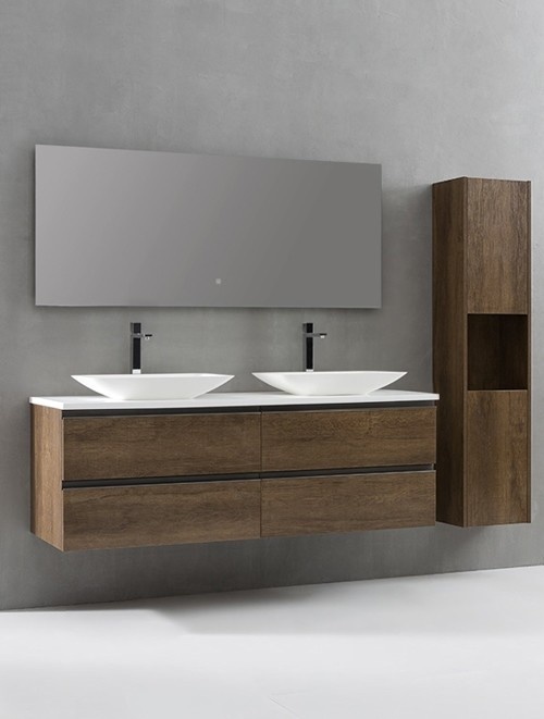 Badkamermeubel Solid Surface Monte Carlo Deluxe 160 centimeter