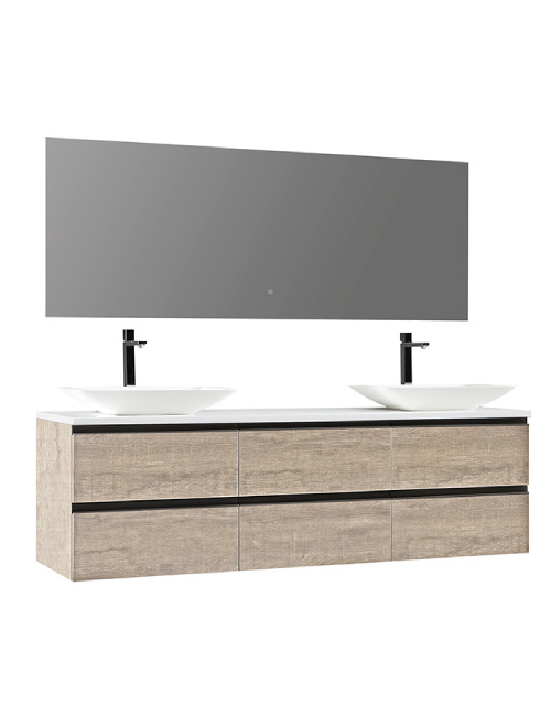 Badkamermeubel Solid Surface Monte Carlo Deluxe 180 centimeter