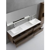 Badkamermeubel Solid Surface Monte Carlo Deluxe 200 centimeter