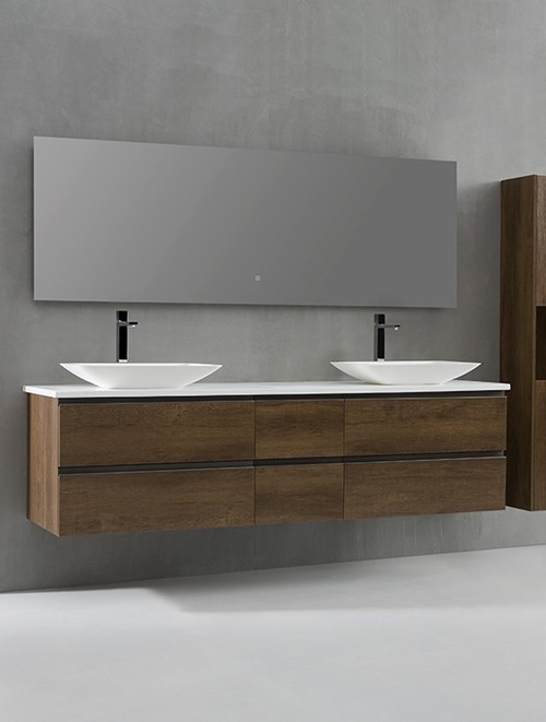 Badkamermeubel Solid Surface Monte Carlo Deluxe 200 centimeter