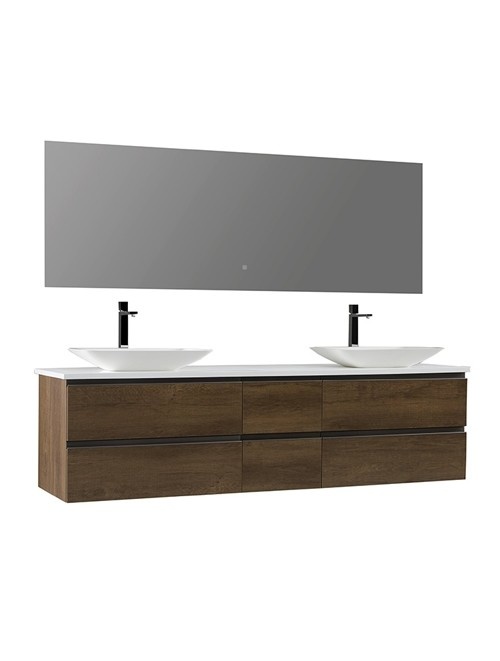 Badkamermeubel Solid Surface Monte Carlo Deluxe 200 centimeter