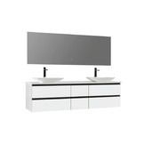 Badkamermeubel Solid Surface Monte Carlo Deluxe 200 centimeter
