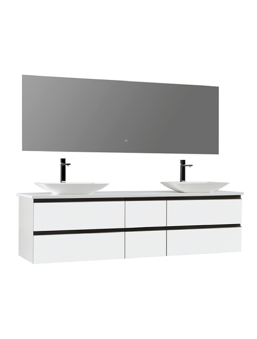 Badkamermeubel Solid Surface Monte Carlo Deluxe 200 centimeter