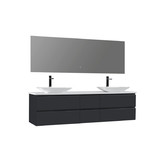 Badkamermeubel Solid Surface Monte Carlo Deluxe 200 centimeter