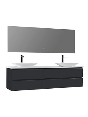 Badkamermeubel Solid Surface Monte Carlo Deluxe 200 centimeter