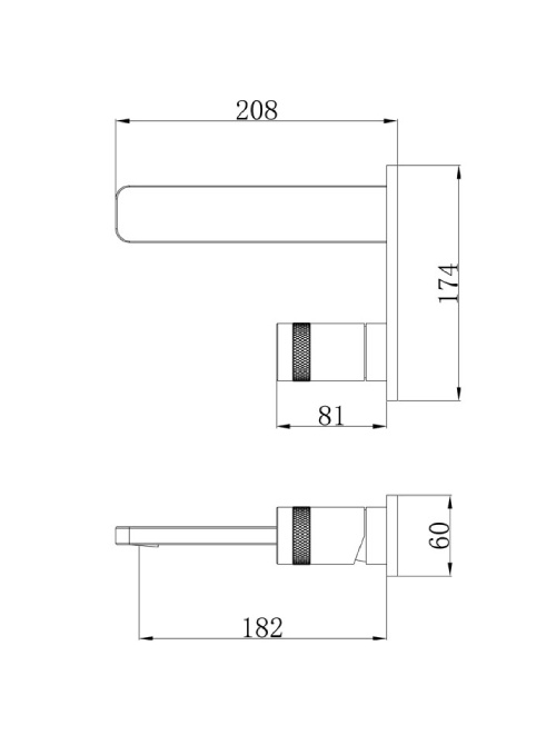 StoneArt Vita inbouwkraan Chroom