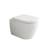 Hangtoilet Vitra Bianco Glans Wit (inclusief softclose zitting)