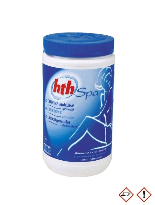 HTH Whirlpool Spa Chemie gegranuleerd gestabiliseerd chloor 1.2 kg
