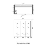 Sauna AWT E1203 met infrarood
